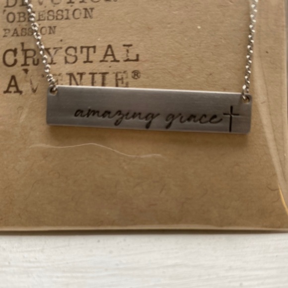 Amazing Grace Necklace Name Plate Brand New in Package - Picture 2 of 3
